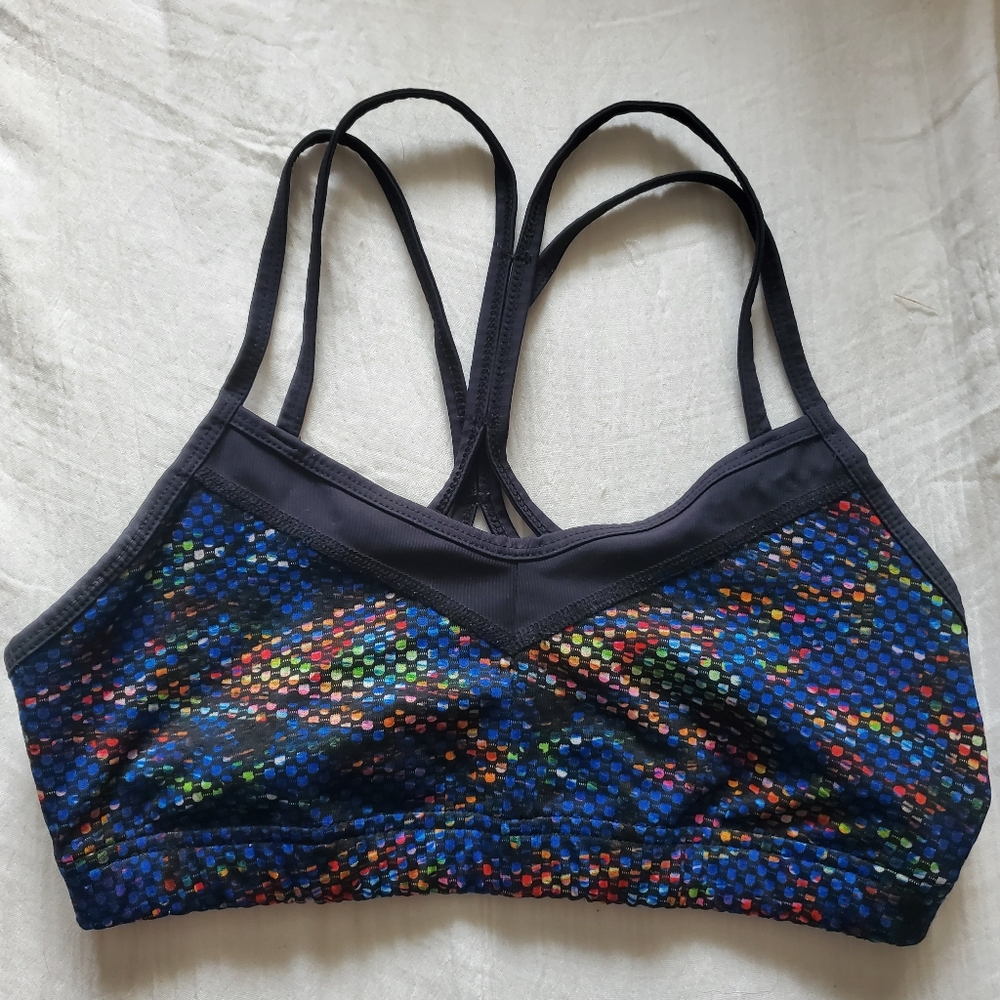 Tonic Active Multicolor Made In Canada Women's Sports Bra Size S